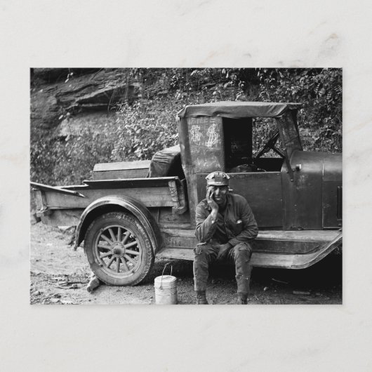 Contant geld in hoofdletters: 1938 briefkaart (Voorkant)