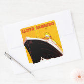 Conte Grande Vierkante Sticker (Envelop)