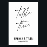 Contemedent Elegant Typografie Tabel drie Kaart<br><div class="desc">Vet, eenvoudig, hedendaags, elegant. Dit ontwerp vult een groeiend collectie unieke stukken aan die opvallend en onderscheidend zijn. Gebruik de velden sjabloon om plaatsaanduidende details te wijzigen en het ontwerp zelf te maken. Andere kleuren en stijlen zijn beschikbaar in dit collectie. Ik heb een prachtige doopvont voor grafisch voorzien die...</div>