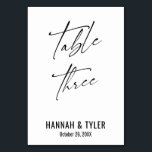 Contemedent Elegant Typografie Tabel drie Kaart<br><div class="desc">Vet, eenvoudig, hedendaags, elegant. Dit ontwerp vult een groeiend collectie unieke stukken aan die opvallend en onderscheidend zijn. Gebruik de velden sjabloon om plaatsaanduidende details te wijzigen en het ontwerp zelf te maken. Andere kleuren en stijlen zijn beschikbaar in dit collectie. Ik heb een prachtige doopvont voor grafisch voorzien die...</div>