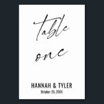 Contemedent Elegant Typografie Tabel Eén Kaart<br><div class="desc">Vet, eenvoudig, hedendaags, elegant. Dit ontwerp vult een groeiend collectie unieke stukken aan die opvallend en onderscheidend zijn. Gebruik de velden sjabloon om plaatsaanduidende details te wijzigen en het ontwerp zelf te maken. Andere kleuren en stijlen zijn beschikbaar in dit collectie. Ik heb een prachtige doopvont voor grafisch voorzien die...</div>