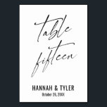 Contemedent-elleante typografie Tabel 15 Kaart<br><div class="desc">Vet, eenvoudig, hedendaags, elegant. Dit ontwerp vult een groeiend collectie unieke stukken aan die opvallend en onderscheidend zijn. Gebruik de velden sjabloon om plaatsaanduidende details te wijzigen en het ontwerp zelf te maken. Andere kleuren en stijlen zijn beschikbaar in dit collectie. Hier heb ik een prachtige doopvont voor de kopbal...</div>