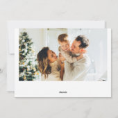 Contemedhedendaags fotoraster, mooi en helder kers feestdagenkaart (Achterkant)