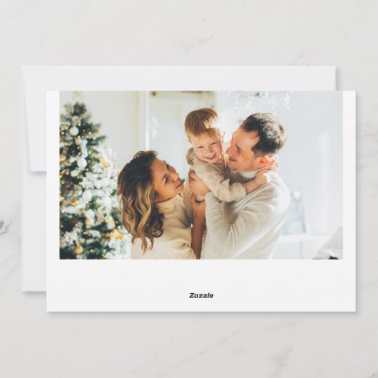 Contemedhedendaags fotoraster, mooi en helder kers feestdagenkaart (Achterkant)