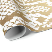 Contemedhedendaags Golden White Python Snake Skin  Cadeaupapier (Rol Hoek)