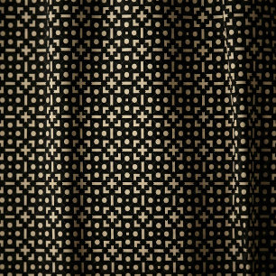 Contemedhedendaags zwart-wit en beige geometrisch stof