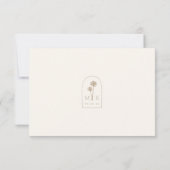 Contemedhedendaagse Coastal Chic Wedding QR Code RSVP Kaartje (Achterkant)