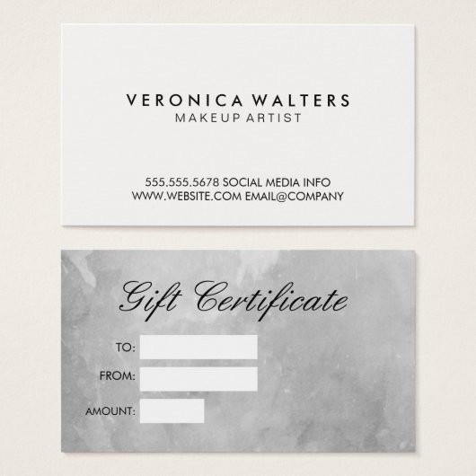 Contemedhedendaagse grunge visitekaartjes (Voorkant /achterkant)