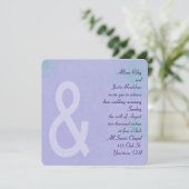 Contemedhedendaagse lavender kaart (Staand voorkant)