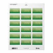 Contemedhedendaagse Shamrock Etiket (Full Sheet)