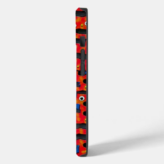 Contement visoog Abstract Case-Mate iPhone Case (Achterkant / Links)