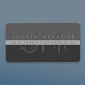 Contemhedendaags adreslabel | Graan Etiket