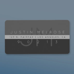 Contemhedendaags adreslabel Graan Etiket