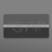 Contemhedendaags adreslabel | Graan Etiket