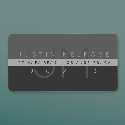 Contemhedendaags adreslabel | Graan Etiket