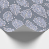 Contemhedendaags bladerpatroonpapier cadeaupapier (Hoek)