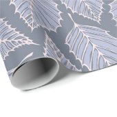Contemhedendaags bladerpatroonpapier cadeaupapier (Rol Hoek)