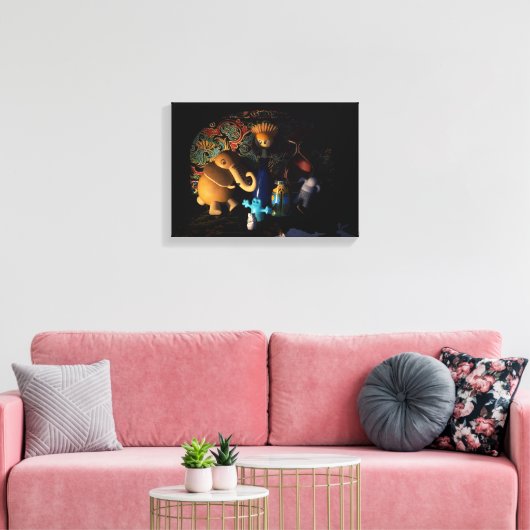 Contemhedendaags Canvas 22.26 x 16.00 (Insitu (Woonkamer))