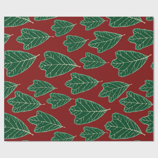 Contemhedendaags eikenhouten verlooppapier cadeaupapier (Vlak)