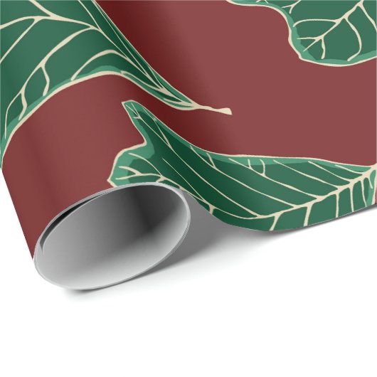 Contemhedendaags eikenhouten verlooppapier cadeaupapier (Rol Hoek)