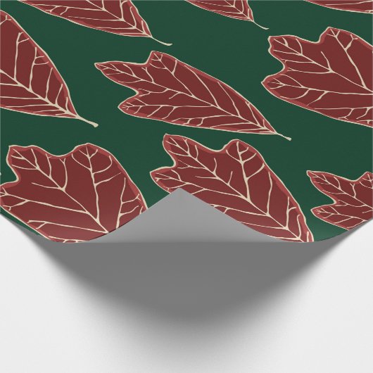 Contemhedendaags eikenhouten verlooppapier cadeaupapier (Hoek)