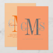 Contemhedendaags/klasse/oranje+spice/DIYColor Kaart (Voorkant / Achterkant)