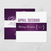 Contemhedendaags + klasse/plum + wit kaart (Voorkant / Achterkant)