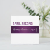 Contemhedendaags + klasse/plum + wit kaart (Staand voorkant)