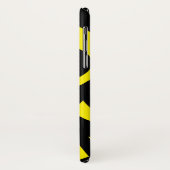 Contemhedendaags modern geel / zwart Case-Mate iPhone case (Achterkant/links)