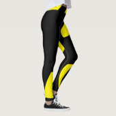 Contemhedendaags modern geel / zwart leggings (Rechts)