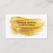 Contemhedendaags Monogram | Kunst geborsteld Visitekaartje (Achterkant)