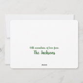 Contemhedendaagse Afrikaanse afdrukken Feestdagenkaart (Achterkant)