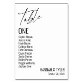 Contemhedendaagse eenvoudige elegante typografie kaart (Achterkant)