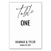 Contemhedendaagse eenvoudige elegante typografie kaart (Achterkant)