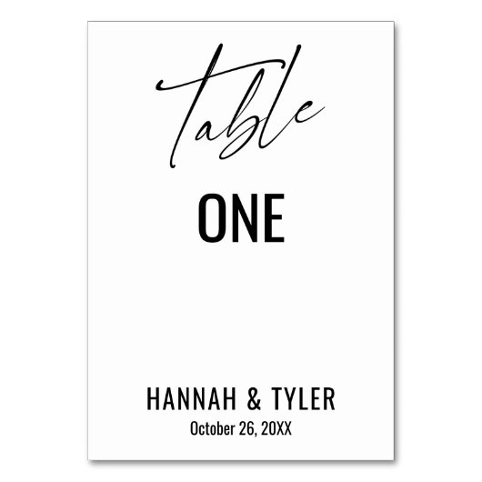 Contemhedendaagse eenvoudige elegante typografie kaart (Voorkant)