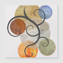 Contemhedendaagse gepatterde cirkels