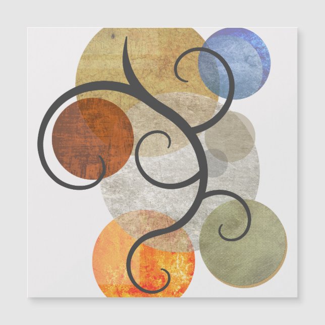 Contemhedendaagse gepatterde cirkels (Voorkant)