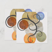 Contemhedendaagse gepatterde cirkels (Voorkant / Achterkant)