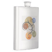 Contemhedendaagse gepatterde cirkels flacon (Rechts)