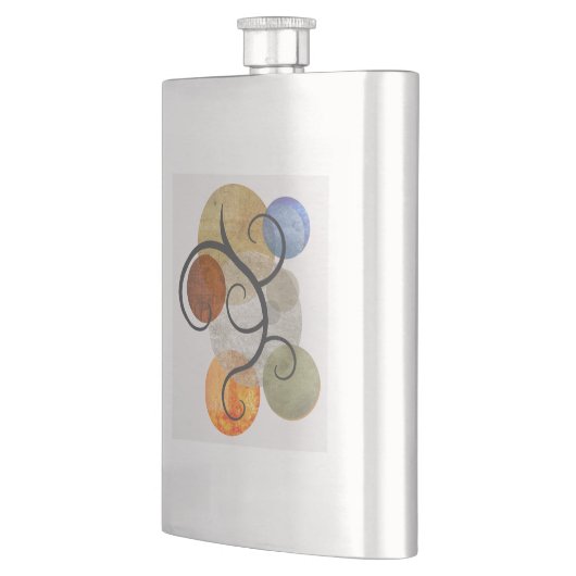 Contemhedendaagse gepatterde cirkels flacon (Links)