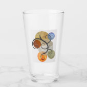 Contemhedendaagse gepatterde cirkels glas (Voorkant)