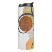 Contemhedendaagse gepatterde cirkels thermosbeker (Gedraaid links)