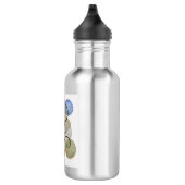 Contemhedendaagse gepatterde cirkels waterfles  (Rechts)