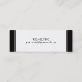 Contemhedendaagse grafische kaart voor roebelen contactkaartje (Achterkant)