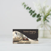 Contemhedendaagse grafische thuisfasering visitekaartje (Staand voorkant)