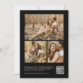 Contemhedendaagse kalligrafie Fotocollage QR-code Kaart (Achterkant)