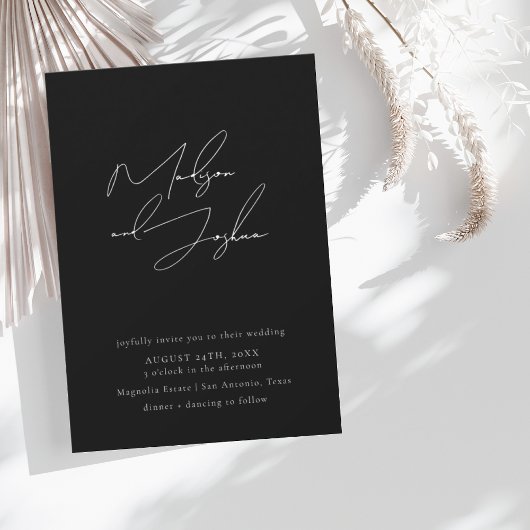 Contemhedendaagse kalligrafie Fotocollage QR-code Kaart