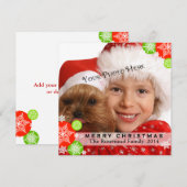 Contemhedendaagse kerstkaart (Voorkant / Achterkant)