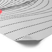 Contemhedendaagse kunstcollage met antiek beelduit poster (Hoek)