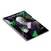 Contemhedendaagse kunstcollage met gipsplaat notitieboek (Rechterzijde)